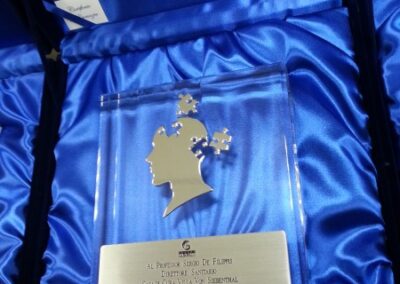 Targa in plexiglass da premiazione con astuccio