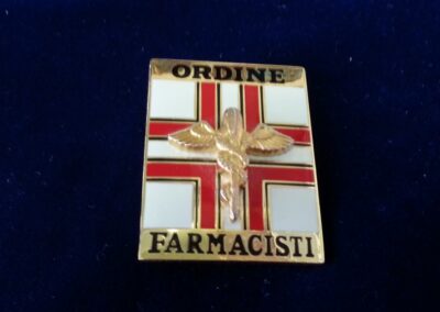 Distintivo Ordine Farmacisti con caduceo
